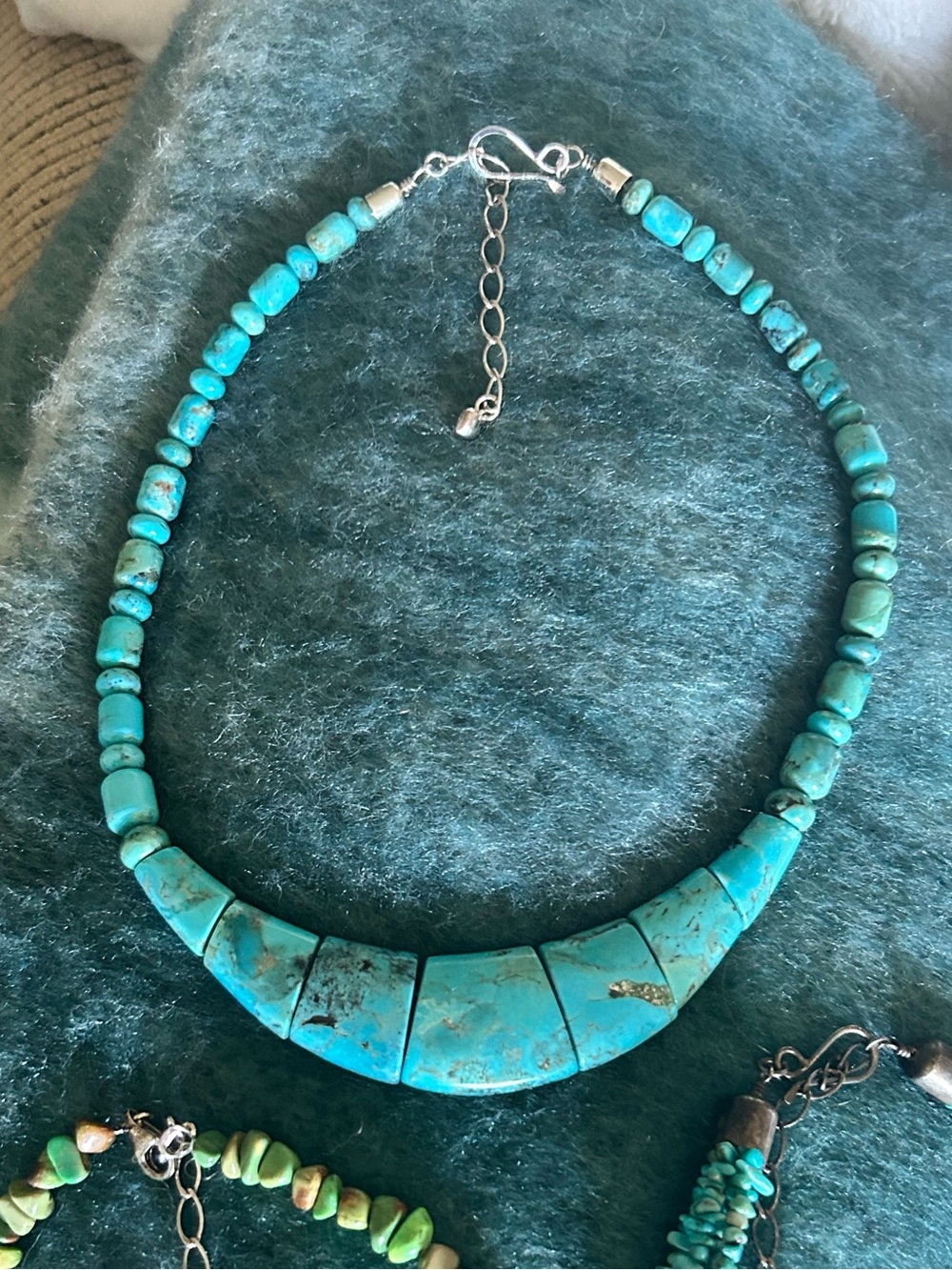 Jay King “Mine Finds” DTR Signed Sterling 925 Turquoise Statement Necklace Lot - Picture 3 of 16